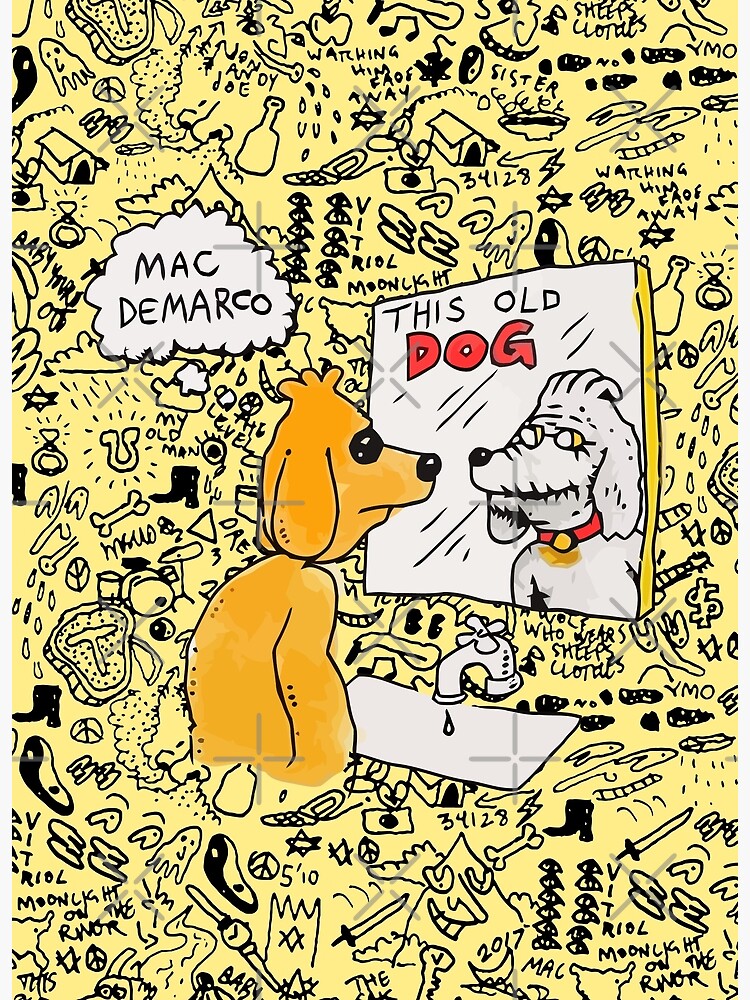 Thumbnail 3 of 3, Poster, Mac DeMarco This Old Dog designed and sold by That-Indie-Guy.