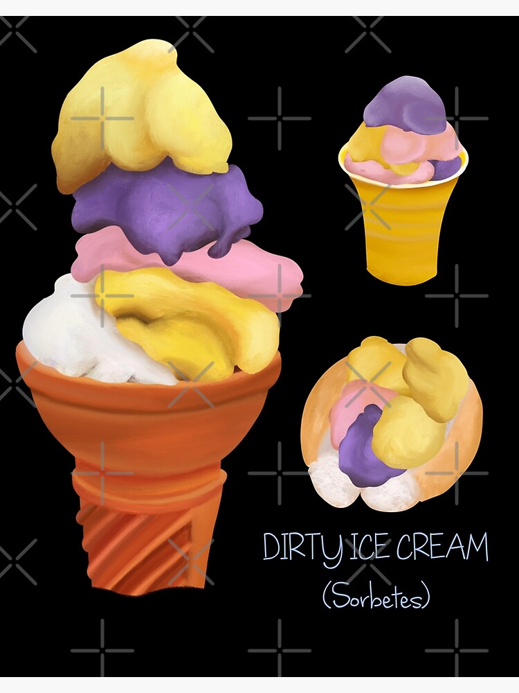 "Philippines Dirty Ice Cream" Poster for Sale by ClmsyStudio Redbubble
