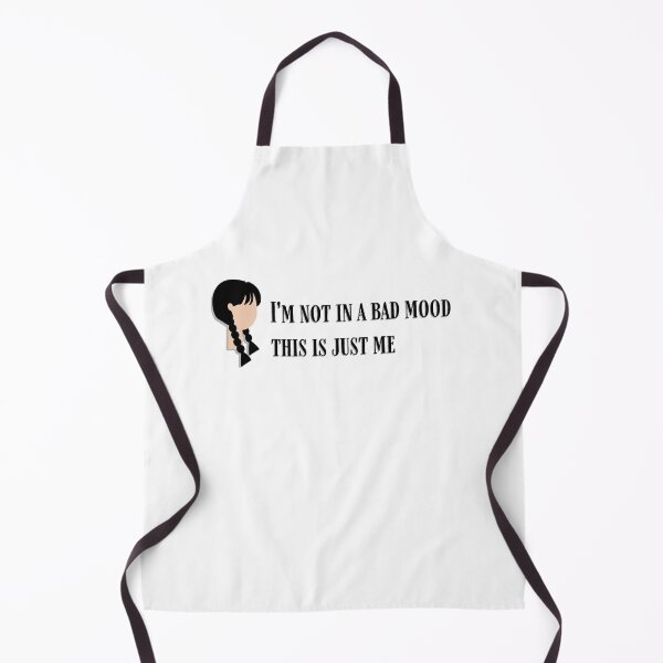 Item preview, Bad mood Wednesday Addams inspired quote | introverts | 2022 designed and sold by Pixar23.