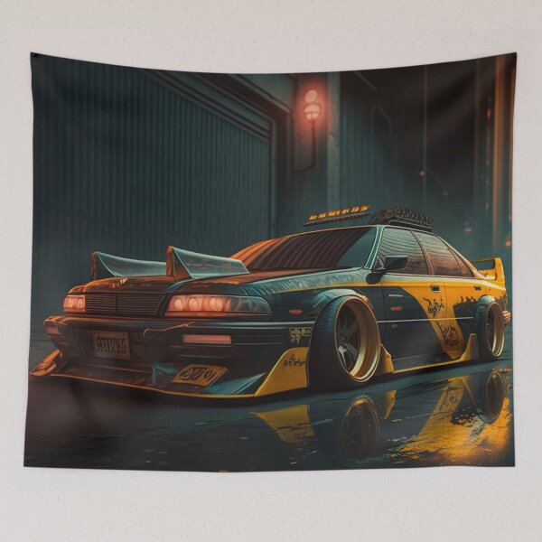 Artikelvorschau, Auto im Cyberpunk-Stil. entworfen und verkauft von GalinaNe.
