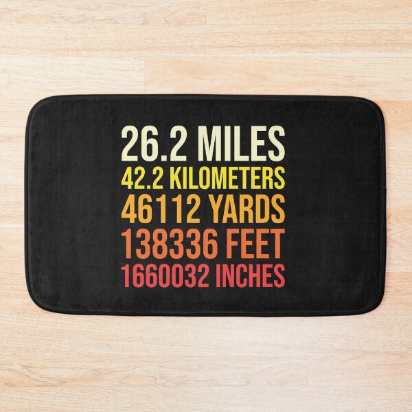 Item preview, Gift for Marathoner Running Marathon Runner Miles Kilometers Feet designed and sold by yelly123.