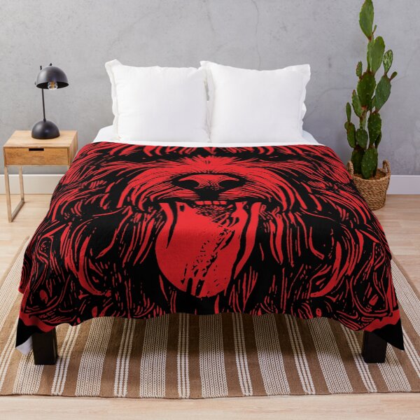 Item preview, Cute Labradoodle With Tongue Sticking Out Red Version designed and sold by pelagio.