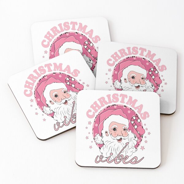 Aperçu de l'œuvre Père Noël rose vintage - Retro Pink Santa Claus - Noël créée et vendue par TADYSHOP.