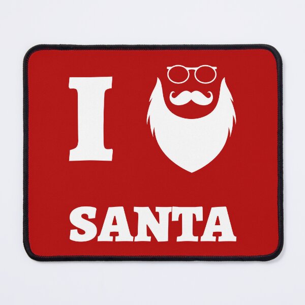 Item preview, Show your Christmas spirit - I heart Santa designed and sold by LidaRayArt.