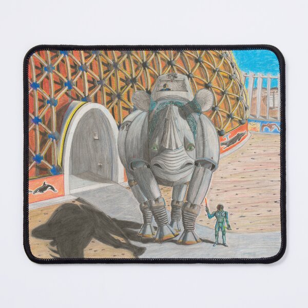 Item preview, Mechanical Rhino, Titian Lion King designed and sold by AJLeibengeist.