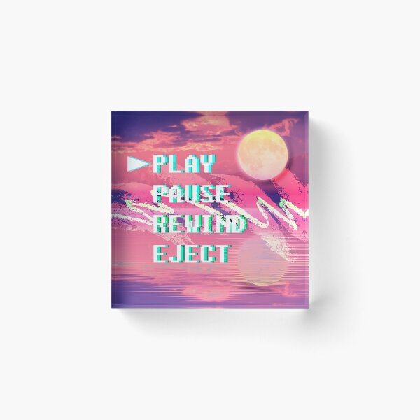 Artikelvorschau, Vaporwave Existential VCR Moonrise entworfen und verkauft von ChopKickPanda.