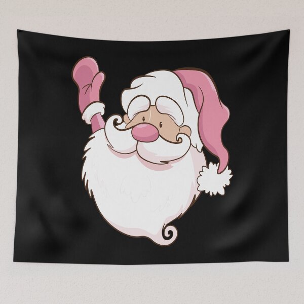 Artikelvorschau, Vintage Pink Santa Claus - Retro Pink Santa Claus - Weihnachten entworfen und verkauft von TADYSHOP.