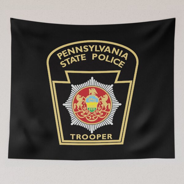 Item preview, Pennsylvania State Police Trooper Badge Shield  designed and sold by Osprey Tees.