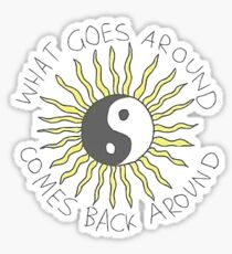 What goes around Sticker