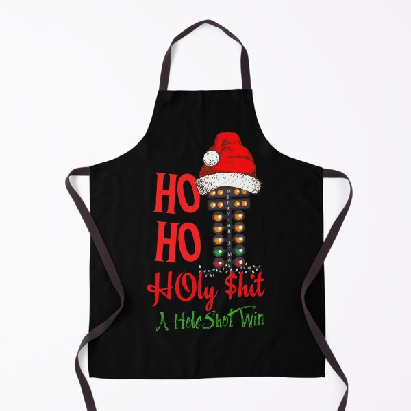 Item preview, Ho Ho Holy $hit A HoleShot Win Merry Christmas Drag Racing Tree Santa Funny Xmas designed and sold by CarantinedChaos.