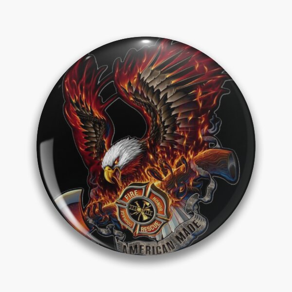 Item preview, Retro American Made Firefighter designed and sold by Lone Wolves.