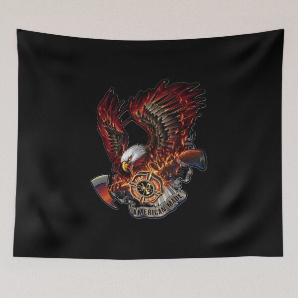 Item preview, Retro American Made Firefighter designed and sold by Lone Wolves.