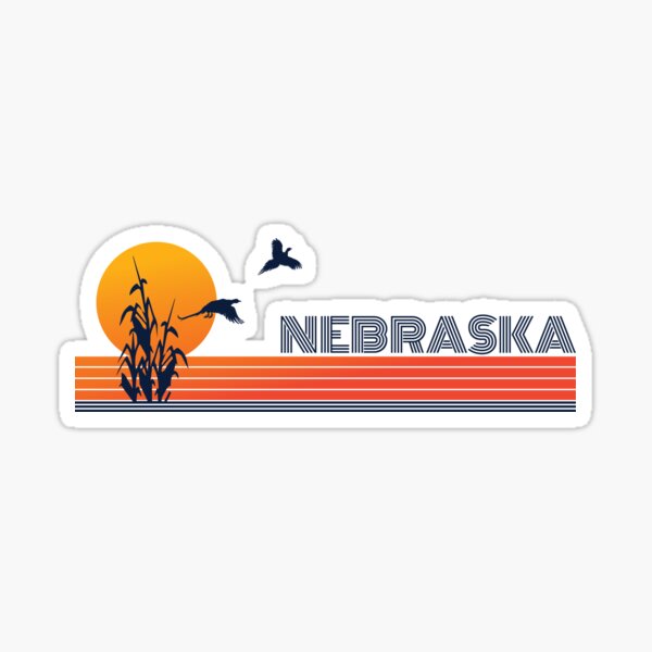 Vintage Nebraska Sticker