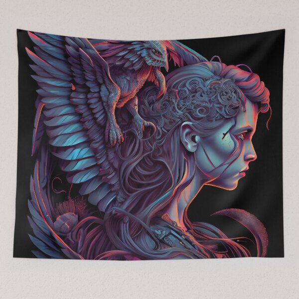 Item preview, Belial Illustration designed and sold by OccultDreams.