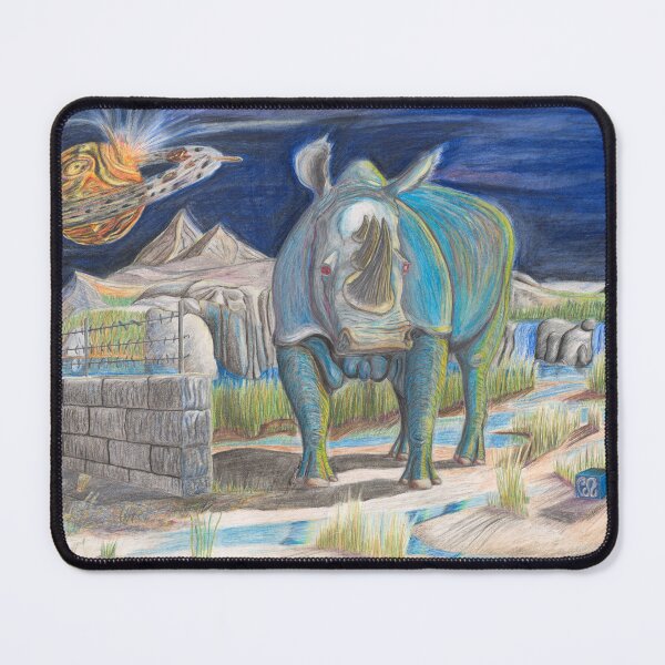Item preview, Rhino, Big Blue aka Puff designed and sold by AJLeibengeist.