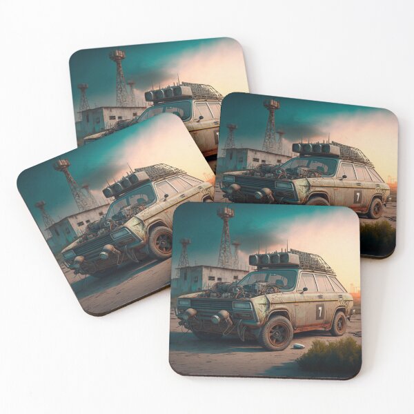 Item preview, Old car, post apocalypse. designed and sold by GalinaNe.