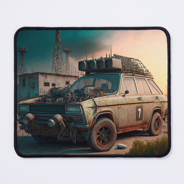 Item preview, Old car, post apocalypse. designed and sold by GalinaNe.
