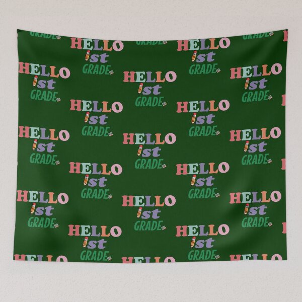 Item preview, Hello frist grade - Funny hello frist grade design - back to school   designed and sold by WalkerDavidz.
