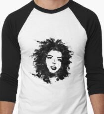 Lauryn Hill (monochrome) Men's Baseball ¾ T-Shirt