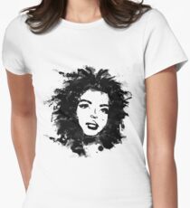 Lauryn Hill (monochrome) Women's Fitted T-Shirt