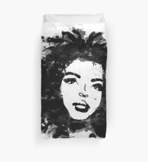 Lauryn Hill (monochrome) Duvet Cover