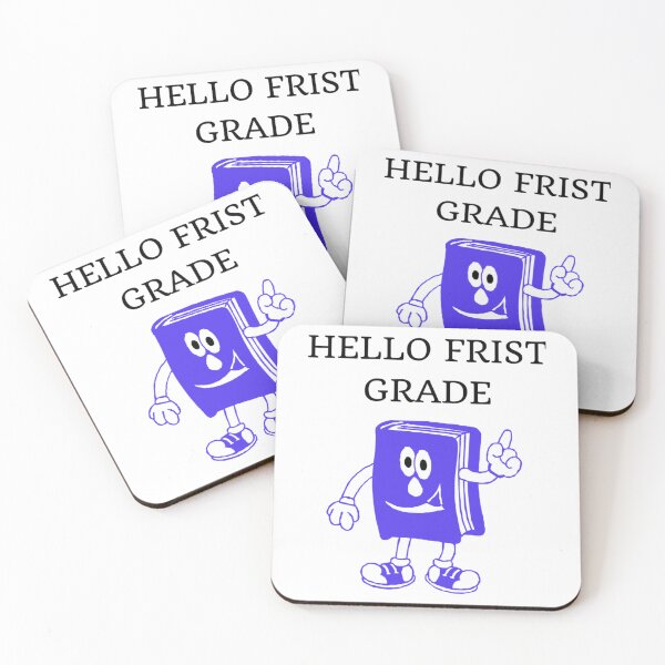 Item preview, hello frist grade                   designed and sold by WalkerDavidz.