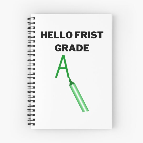 Item preview, hello frist grade                     designed and sold by WalkerDavidz.