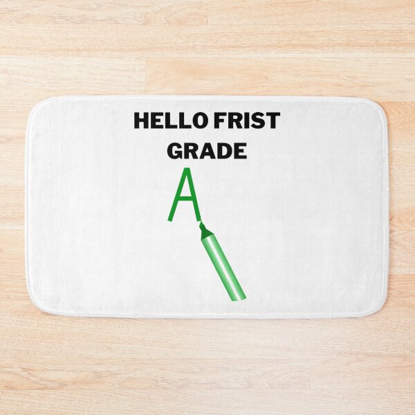 Item preview, hello frist grade                     designed and sold by WalkerDavidz.