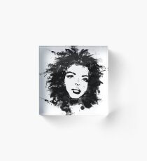 Lauryn Hill (monochrome) Acrylic Block