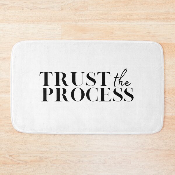 Item preview, Trust The Process- Minimalist Text Design designed and sold by Trisha Banlasan.