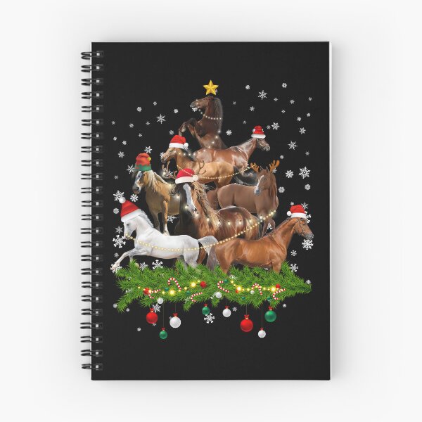 Item preview, Funny Merry Horse Christmas Tree Lights Horse Santa Hat For Women Men designed and sold by MortiStolten.