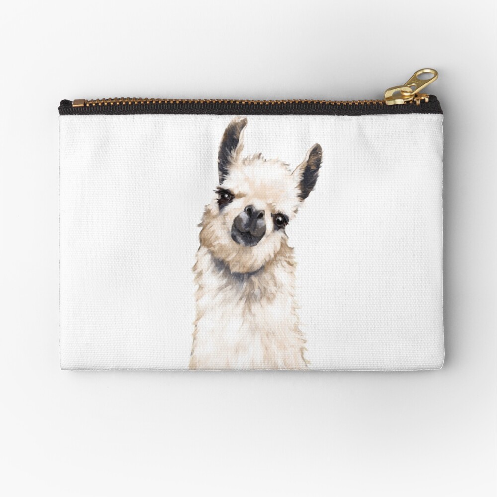 Llama Zipper Pouch