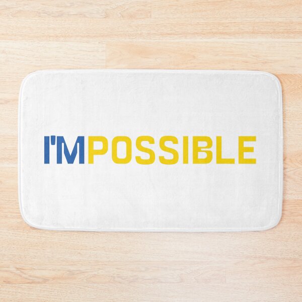 Item preview, The I'M|POSSIBLE Attitude | Blue & Yellow | Ukraine designed and sold by DiLerca.