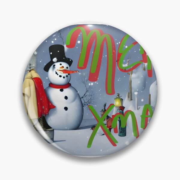 Item preview, A Xmas snow man in a seasonal Christmas. designed and sold by deville13.