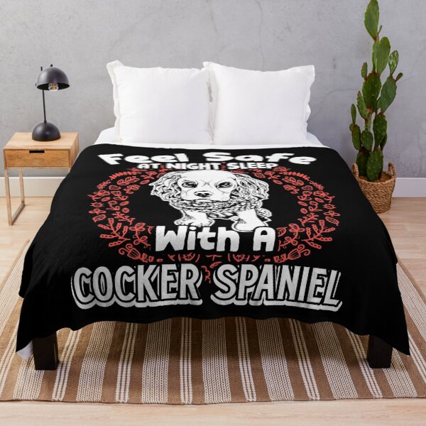 Item preview, Feel Safe Sleep With A Cocker Spaniel designed and sold by UnknownArtistt.