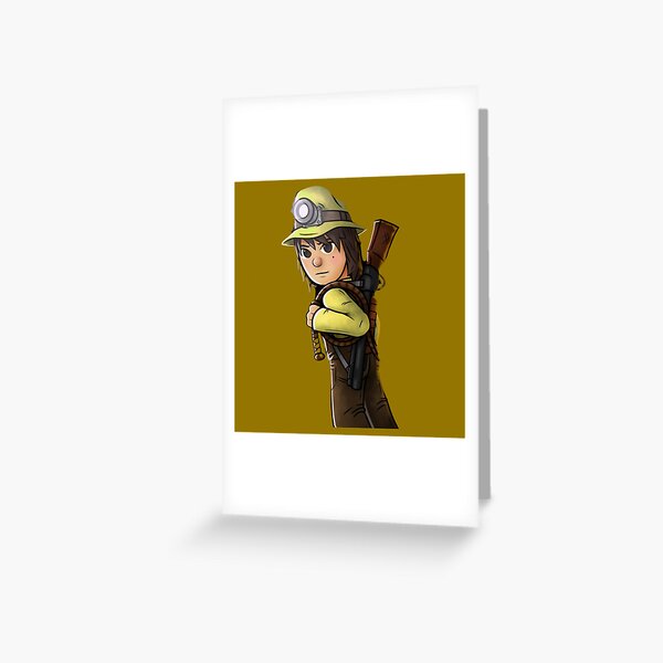 Spelunky 2 Player Characters Pattern Greeting Card for Sale by