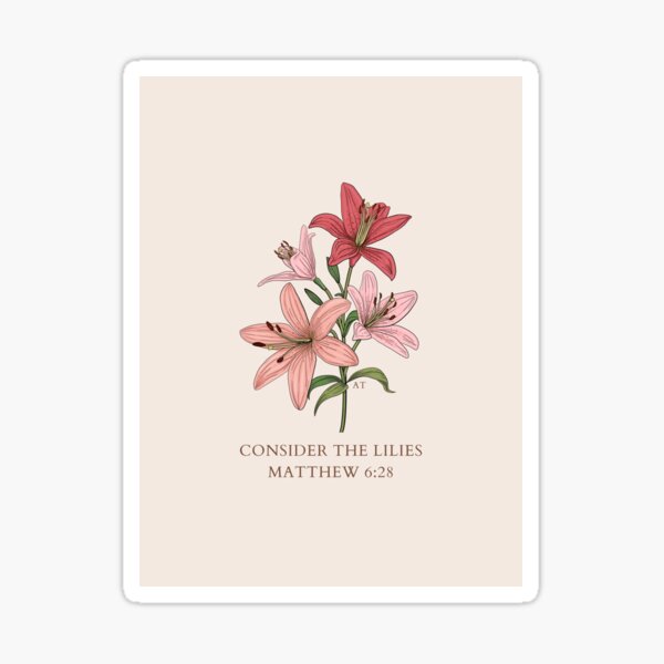 Item preview, Consider the Lilies designed and sold by Consider the Dandelions.