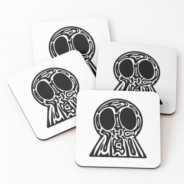 Item preview, Tribal Skull- Transparent BG - Trippy Skull designed and sold by mikeymadness.