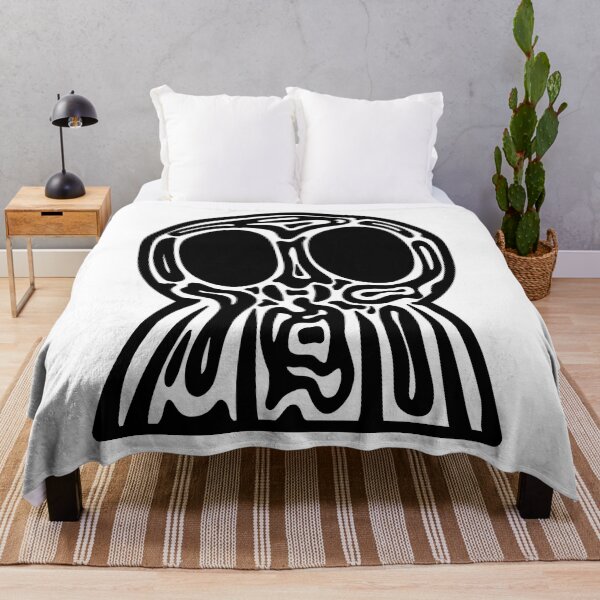 Item preview, Tribal Skull- Transparent BG - Trippy Skull designed and sold by mikeymadness.