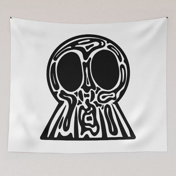 Item preview, Tribal Skull- Transparent BG - Trippy Skull designed and sold by mikeymadness.