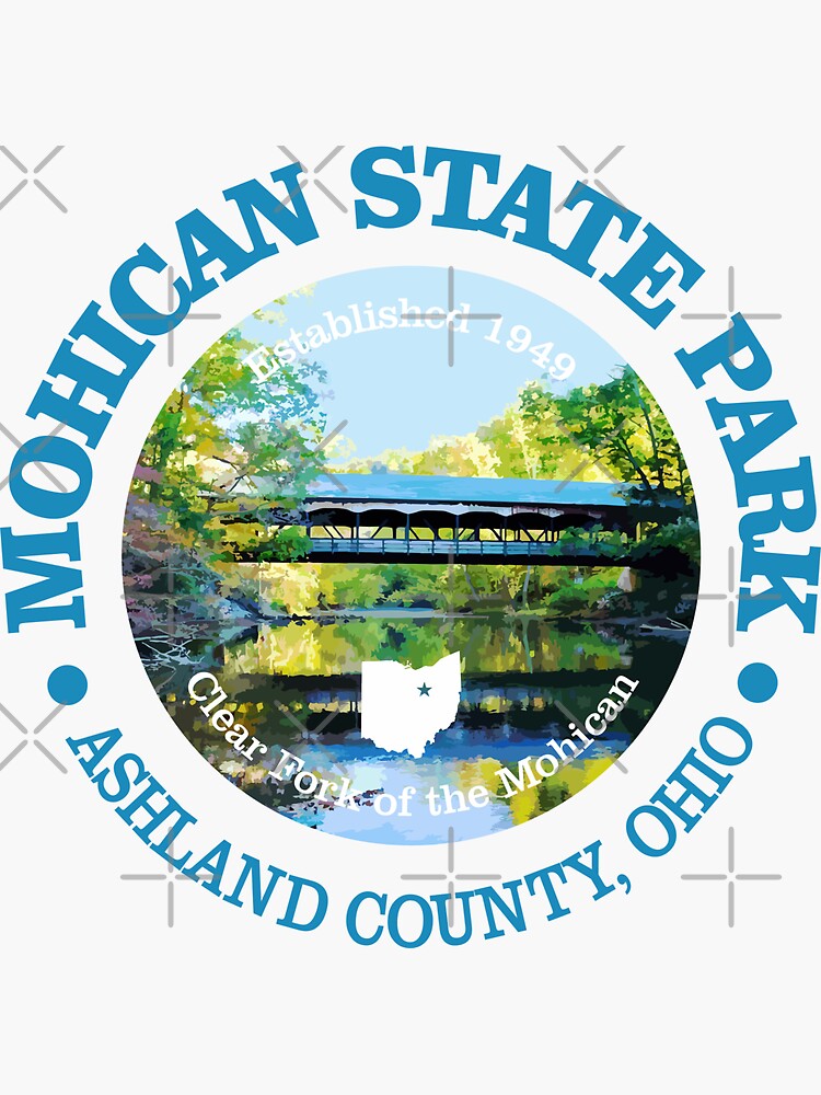 "Mohican State Park (SP)" Sticker for Sale by Redbubble