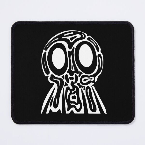 Item preview, Tribal Skull- White Fill - Trippy Skull designed and sold by mikeymadness.