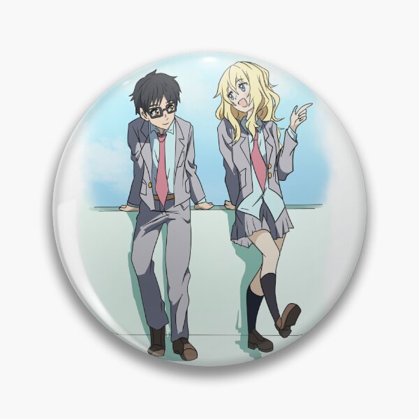 Item preview, Your Lie In April Kaori and Kosei with Background designed and sold by Mandy Richards.