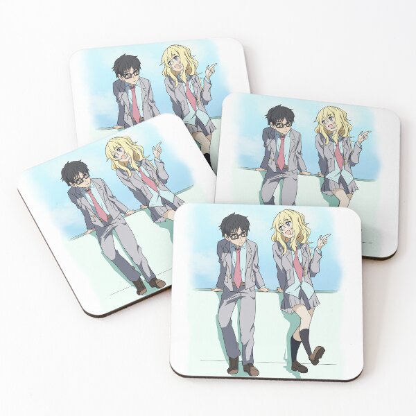 Item preview, Your Lie In April Kaori and Kosei with Background designed and sold by Mandy Richards.
