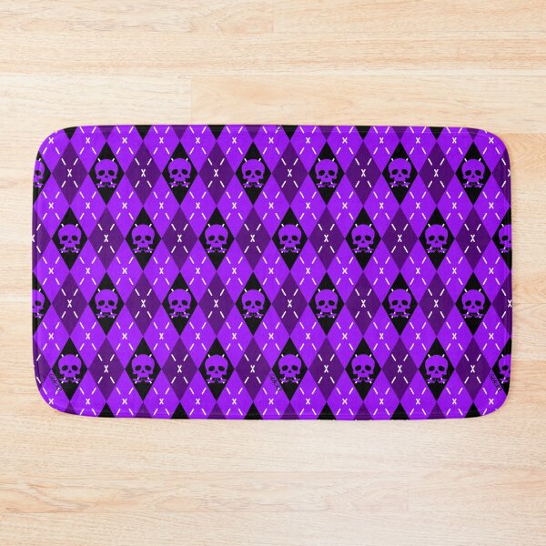 Item preview, Purple Skull Argyle designed and sold by JanGrackle.
