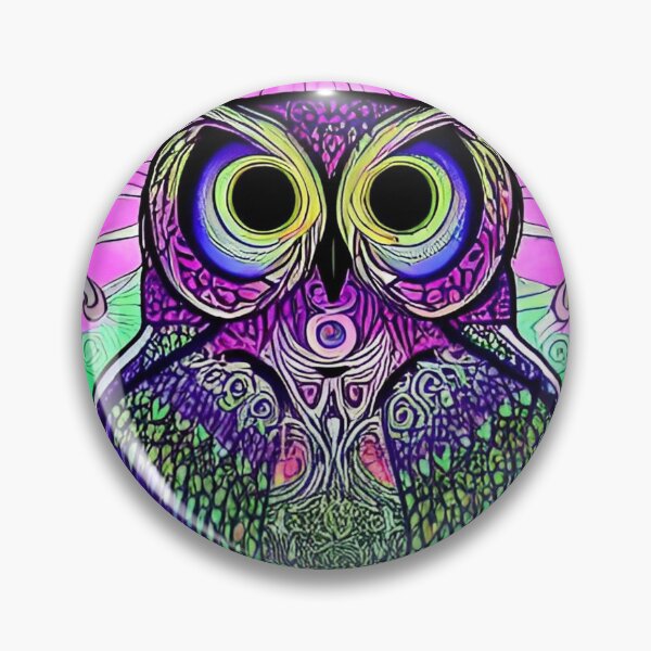Item preview, Psychedelic Owl Acid Vibes 8 designed and sold by Benito Del Ray.