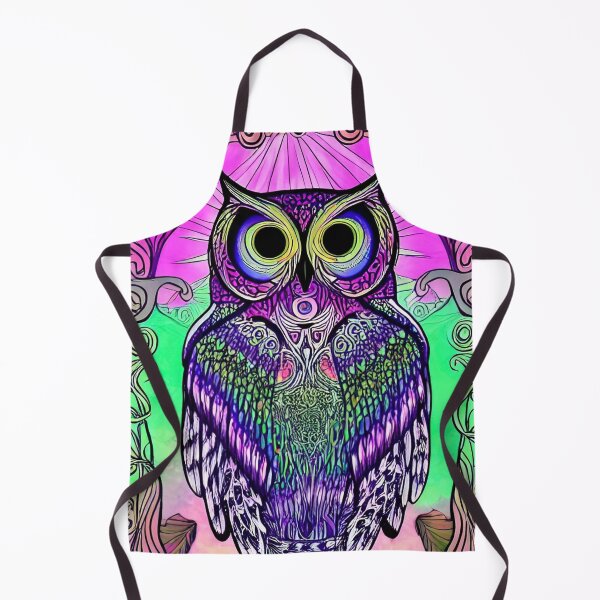 Item preview, Psychedelic Owl Acid Vibes 8 designed and sold by Benito Del Ray.