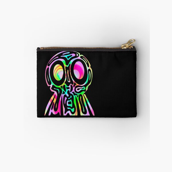 Item preview, Rainbow Tribal Skull - Neon Trippy Skull designed and sold by mikeymadness.