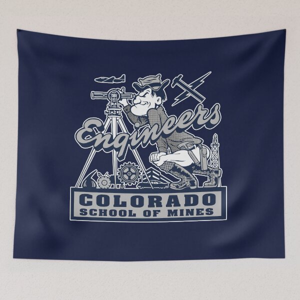Item preview, Vintage Colorado School of Mines Engineering Electrical Mechanical Chemical T-Shirt designed and sold by Osprey Tees.