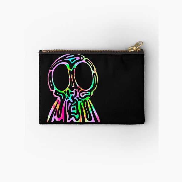 Item preview, Rainbow Tribal Skull - Neon Trippy Skull designed and sold by mikeymadness.
